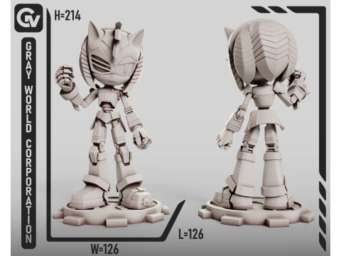 Rusty Rose Sonic The Hedgehog 3D Print Model