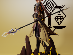 Thoma Genshin Impact 3D Print Model