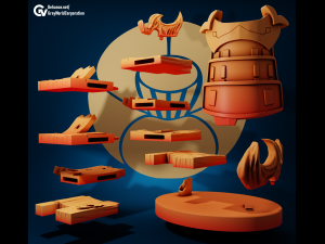 Thoma Genshin Impact 3D Print Model