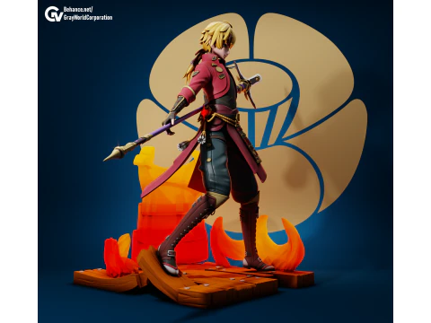 Thoma Genshin Impact 3D Print Model