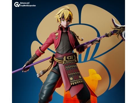 Thoma Genshin Impact 3D 打印模型