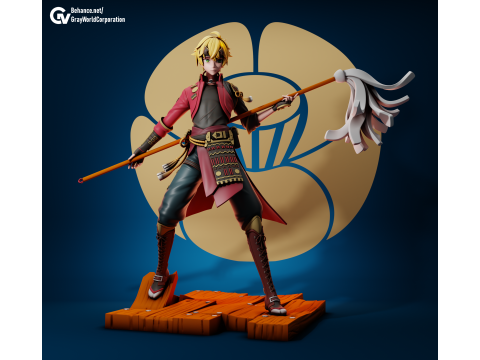 Thoma Genshin Impact 3D 打印模型