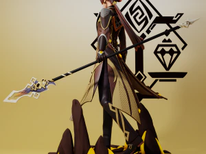 Zhongli Genshin Impact 3D Print Model