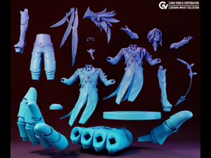 Dottore Genshin Impact 3D-Druckmodell