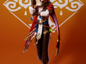 Каве Геншин Импакт 3D Принт Модель