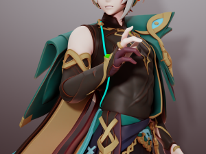 Alhaitham Genshin Impact 3D-Druckmodell