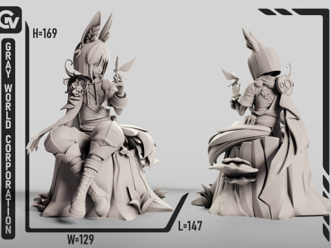 Tighnari 2 Genshin Impact Modelo de impresión 3D