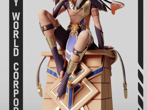 Cyno 2 Genshin Impact 3D Print Model