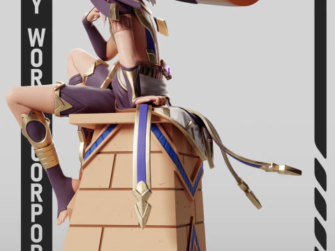 Cyno 2 Genshin Impact 3D Print Model