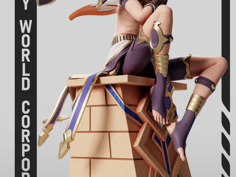 Cyno 2 Genshin Impact 3D Print Model