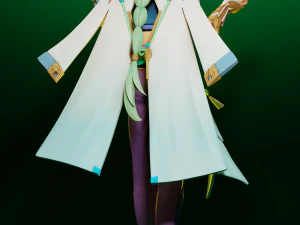 Baizhu Genshin Impact 3D Print Model