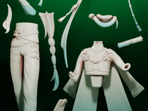Baizhu Genshin Impact 3D Print Model