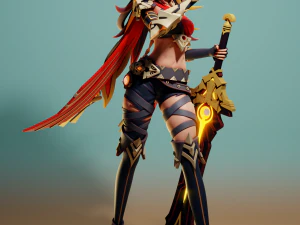 Дехья Геншин Импакт 3D Принт Модель