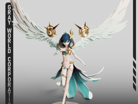 Venti Ancient God Genshin Impact 3D Druckmodell