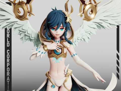 Venti Ancient God Genshin Impact 3D 打印模型
