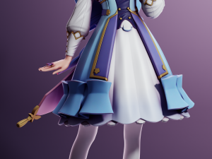 Kamisato Ayaka Springbloom Missive Genshin Impact 3D-printmodel