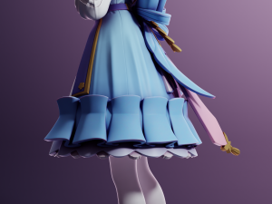 Kamisato Ayaka Springbloom Missive Genshin Impact 3D-printmodel