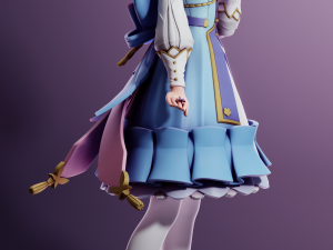 Kamisato Ayaka Springbloom Missive Genshin Impact 3D-printmodel