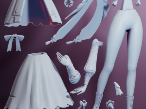 Kamisato Ayaka Springbloom Missive Genshin Impact 3D-printmodel