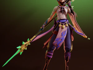 Xiao Genshin Impact 3D Print Model