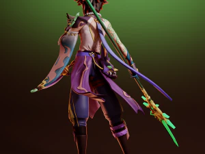 Xiao Genshin Impact 3D Print Model