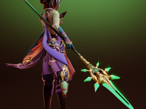 Xiao Genshin Impact Modèles 3D en vedette
