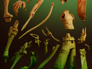 Xiao Genshin Impact 3D Print Model
