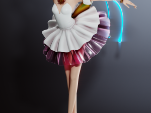 Tutu Princess Tutu Modelo de Impressão 3D