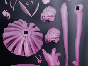 Tutu Princess Tutu 3D Print Model