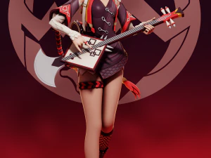 Xinyan Genshin Impact 3D Print Model