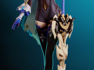 エウラ原神インパクト 3Dプリントモデル