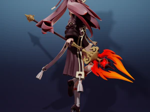 Hu Tao Genshin Impact 3D Print Model