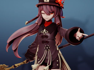 Hu Tao Genshin Impact 3D Print Model