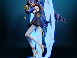 Layla 2 Genshin Impact Modelo de Impressão 3D