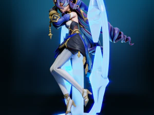 Layla 2 Genshin Impact 3D Print Model