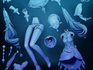 Layla 2 Genshin Impact 3D Print Model