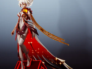 Неизвестный Бог Асмодей Геншин Импакт 3D Принт Модель