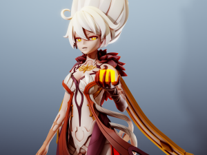 Unknown God Asmoday Genshin Impact 3D Print Model