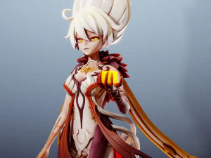 Unknown God Asmoday Genshin Impact 3D Print Model