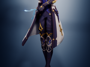 Albedo Kreideprinz 2 Genshin Impact 3D Print Model