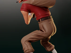 Scout Team Fortress 2 3D Print Model