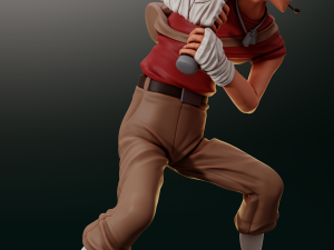 Scout Team Fortress 2 3D Baskı Modeli