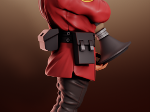 Soldier Team Fortress 2 3D Print Model