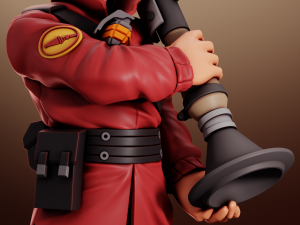 Soldier Team Fortress 2 3D Print Model
