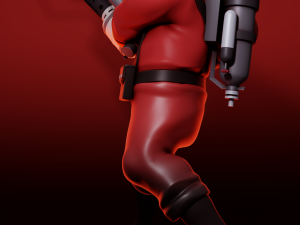 Pyro Team Fortress 2 Model Cetak 3D