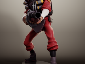 Demoman Team Fortress 2 Model Cetak 3D