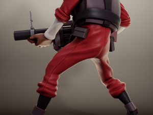 Demoman Team Fortress 2 Model Cetak 3D