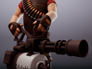 Heavy Team Fortress 2 3D Print Model