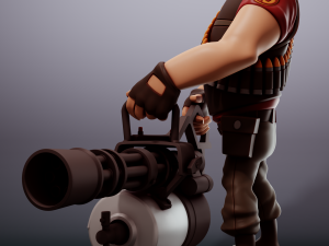 Heavy Team Fortress 2 3D-printmodel