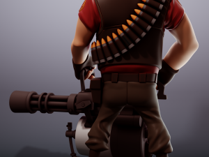 Heavy Team Fortress 2 3D-printmodel